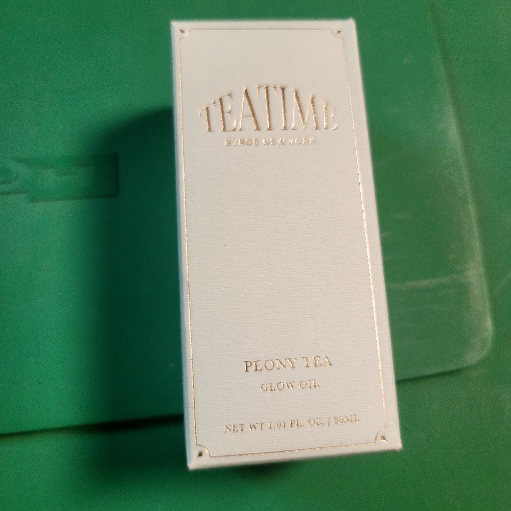 Bryoe New York peony tea glow oil 1.01 Fl.Oz. 30ml New in Box